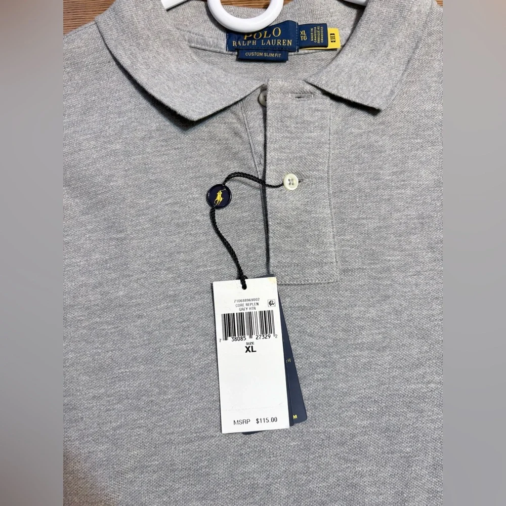 Polo by Ralph Lauren Light Gray Polo Shirt - Picture 2 of 3